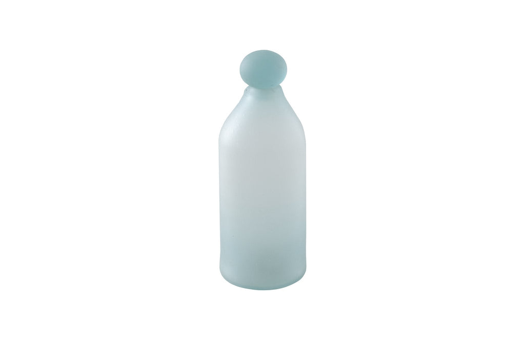 Frosted Glass Bottle, Small, 9x9x20"