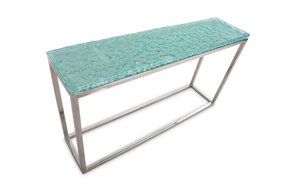 Bubble Glass Console Table