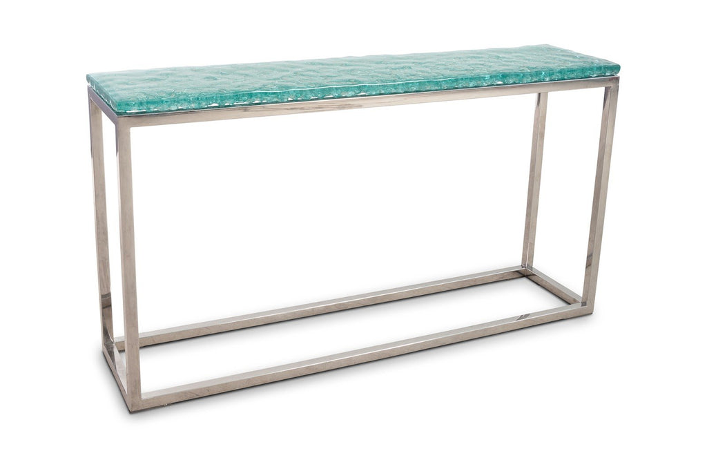 Bubble Glass Console Table