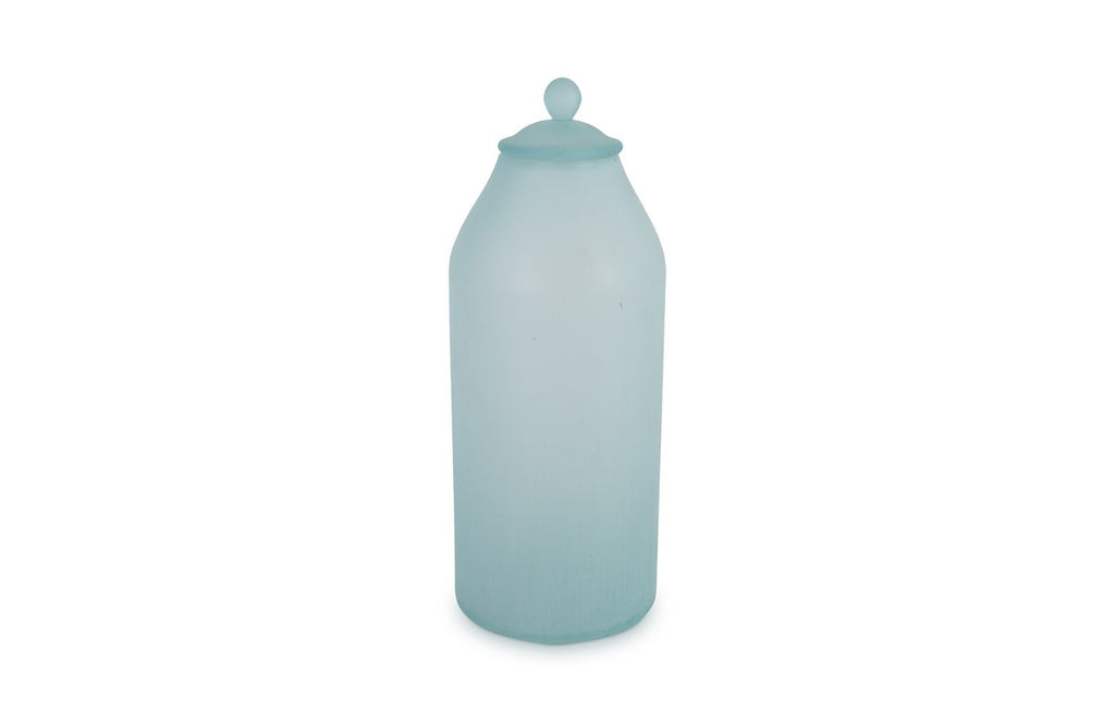 Frosted Glass Bottle, Medium, 8x8x21"