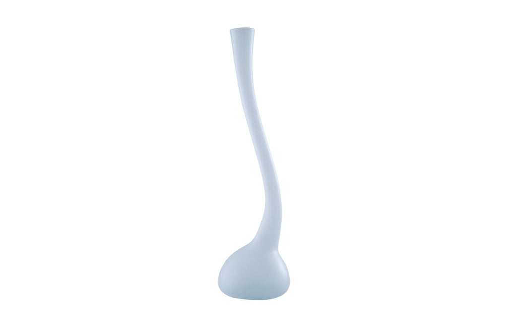 Frosted Corkscrew Vase, LG