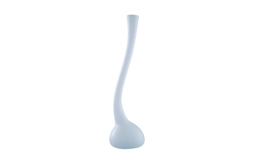 Frosted Corkscrew Vase, LG