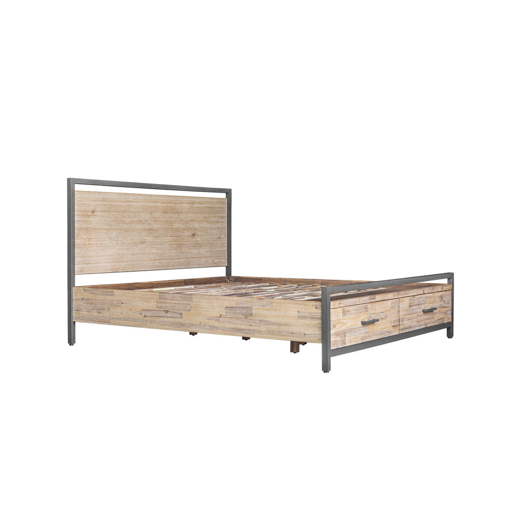 Irondale King Storage Bed with 2 Drawers