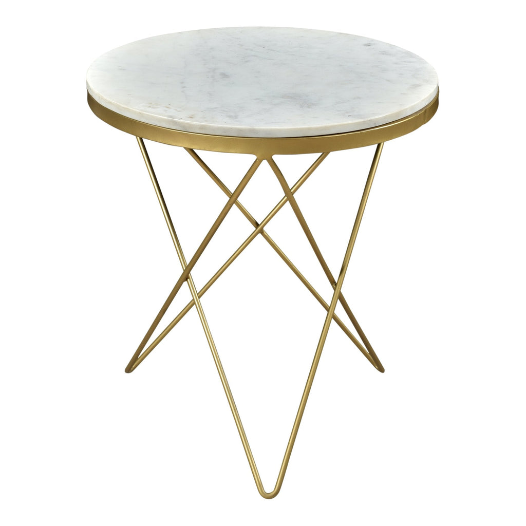 Haley Side Table, White