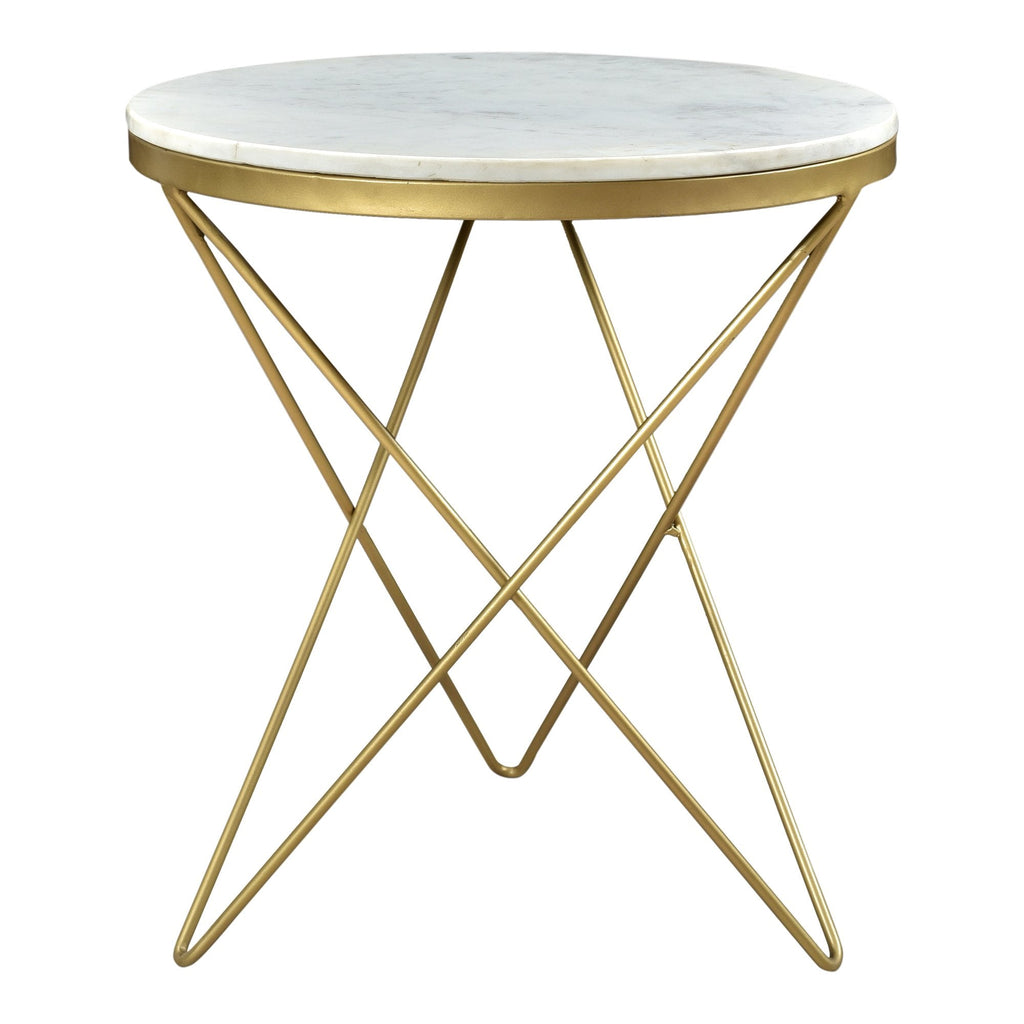 Haley Side Table, White