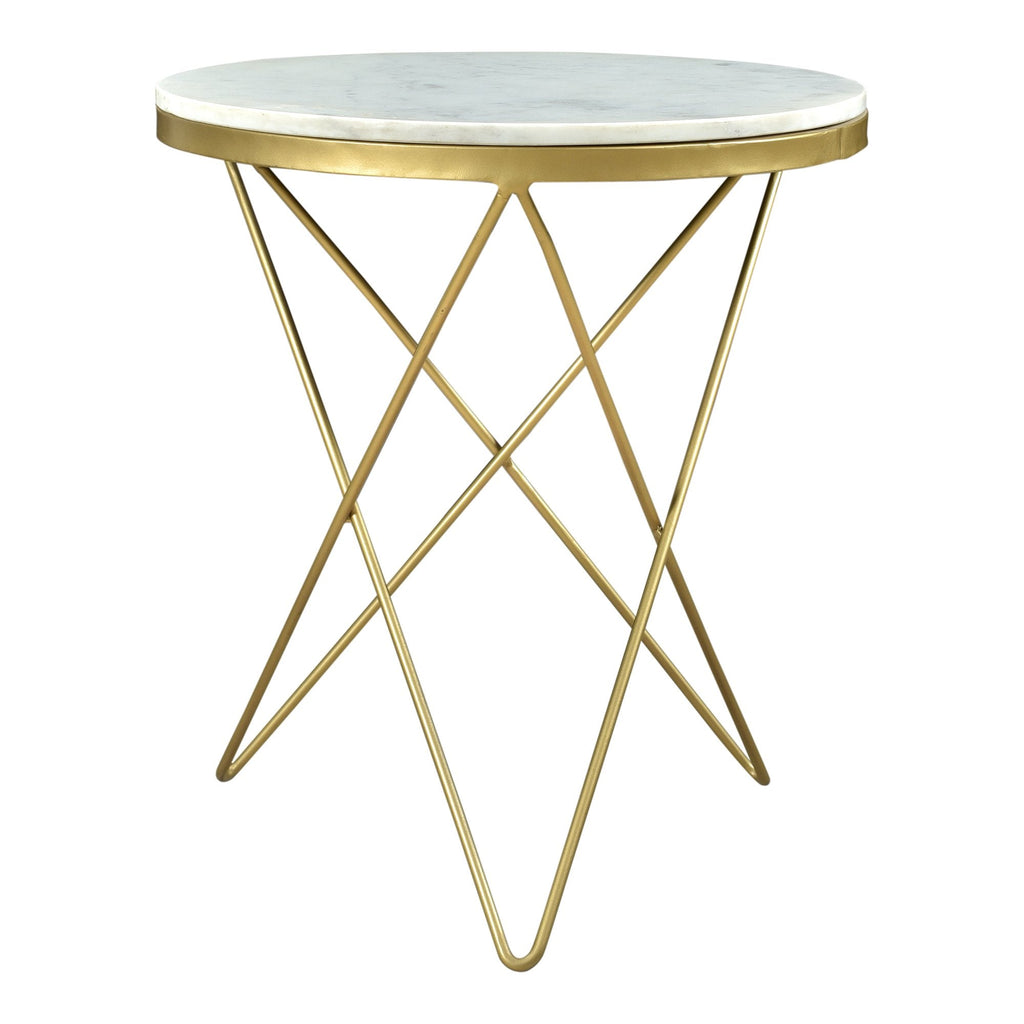 Haley Side Table, White