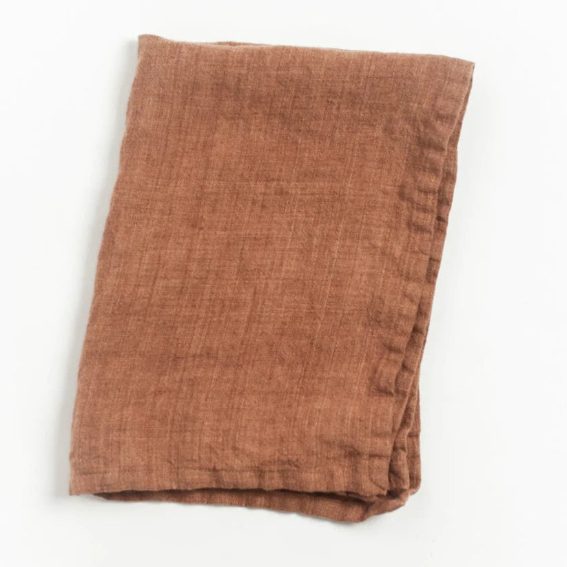 Stone Washed Linen Tea Towel