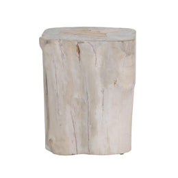 Gretchen Side Table Teak Wood - Bleached