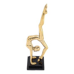 Namaste Statue, Gold