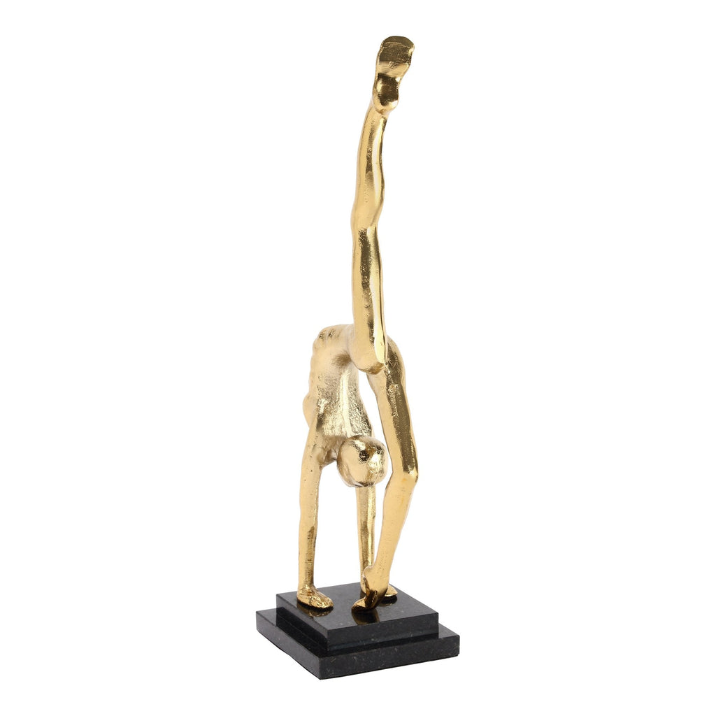 Namaste Statue, Gold