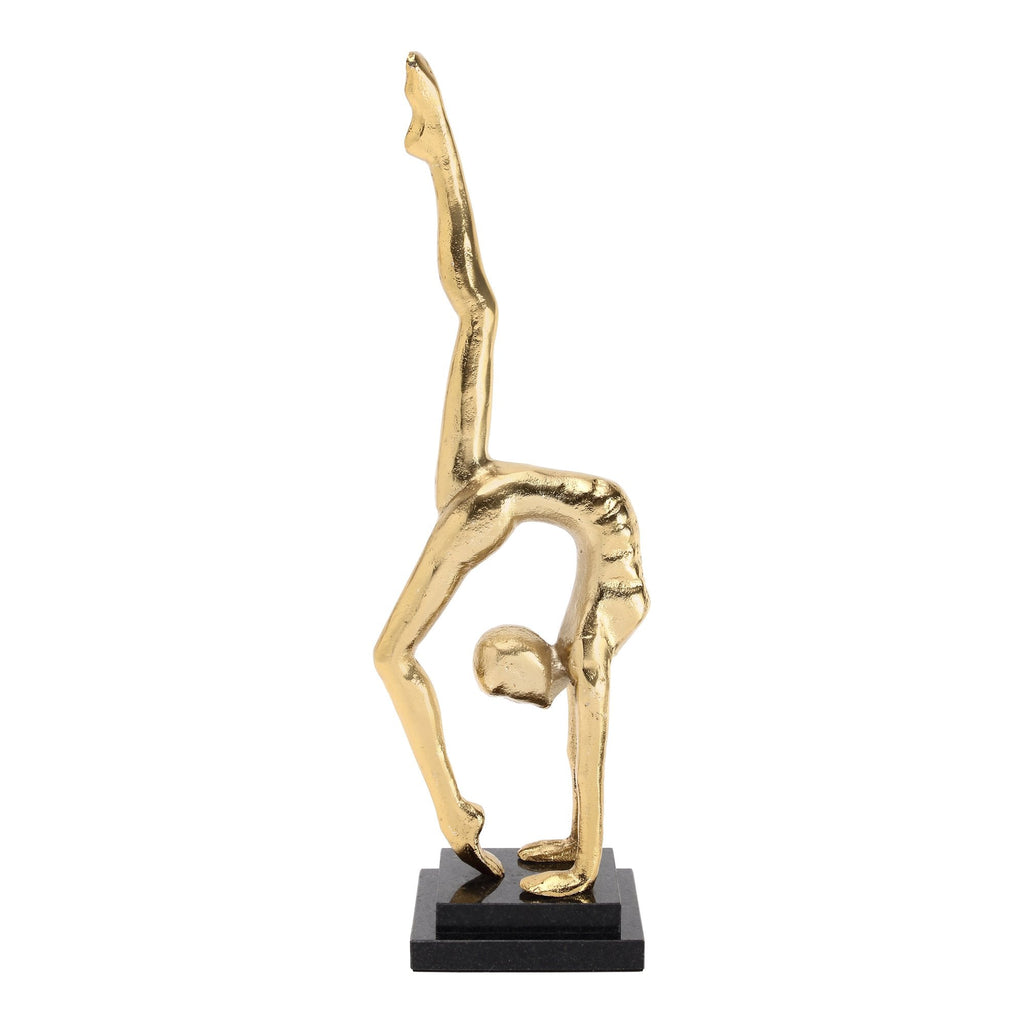 Namaste Statue, Gold