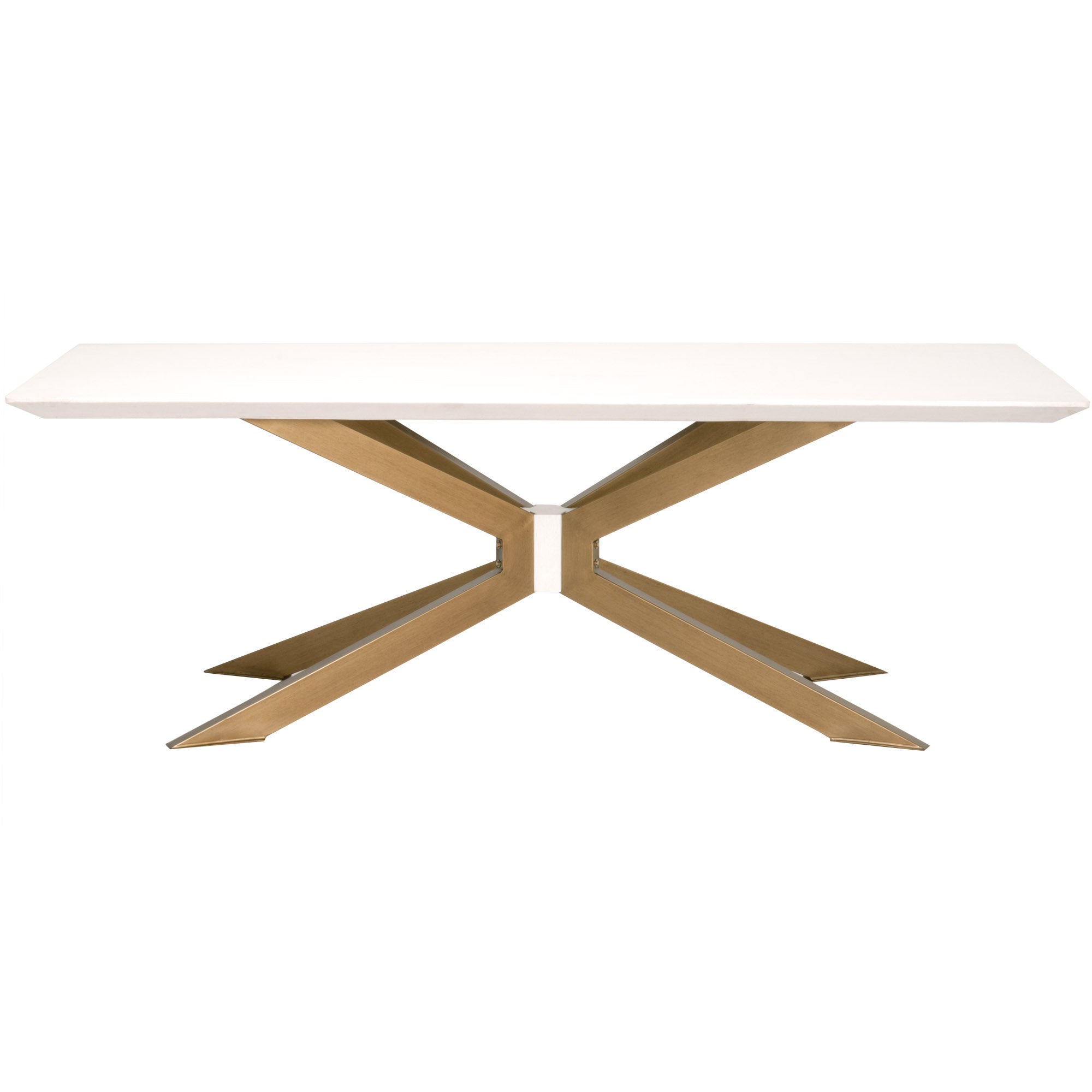Industry Rectangle Dining Table, Ivory