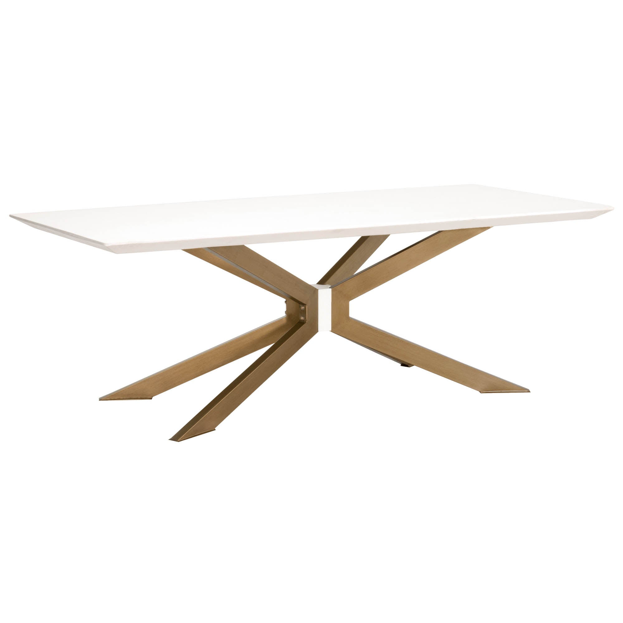 Industry Rectangle Dining Table, Ivory