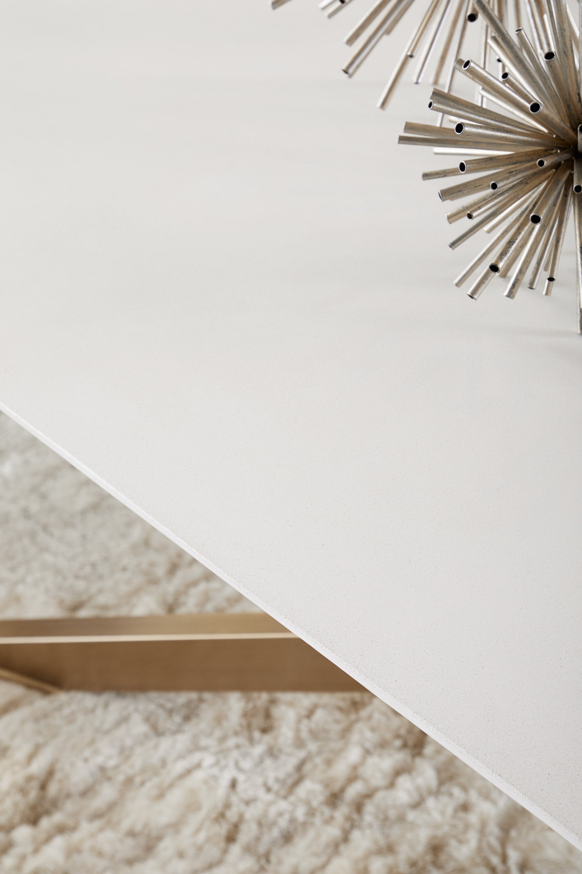 Industry Rectangle Dining Table, Ivory