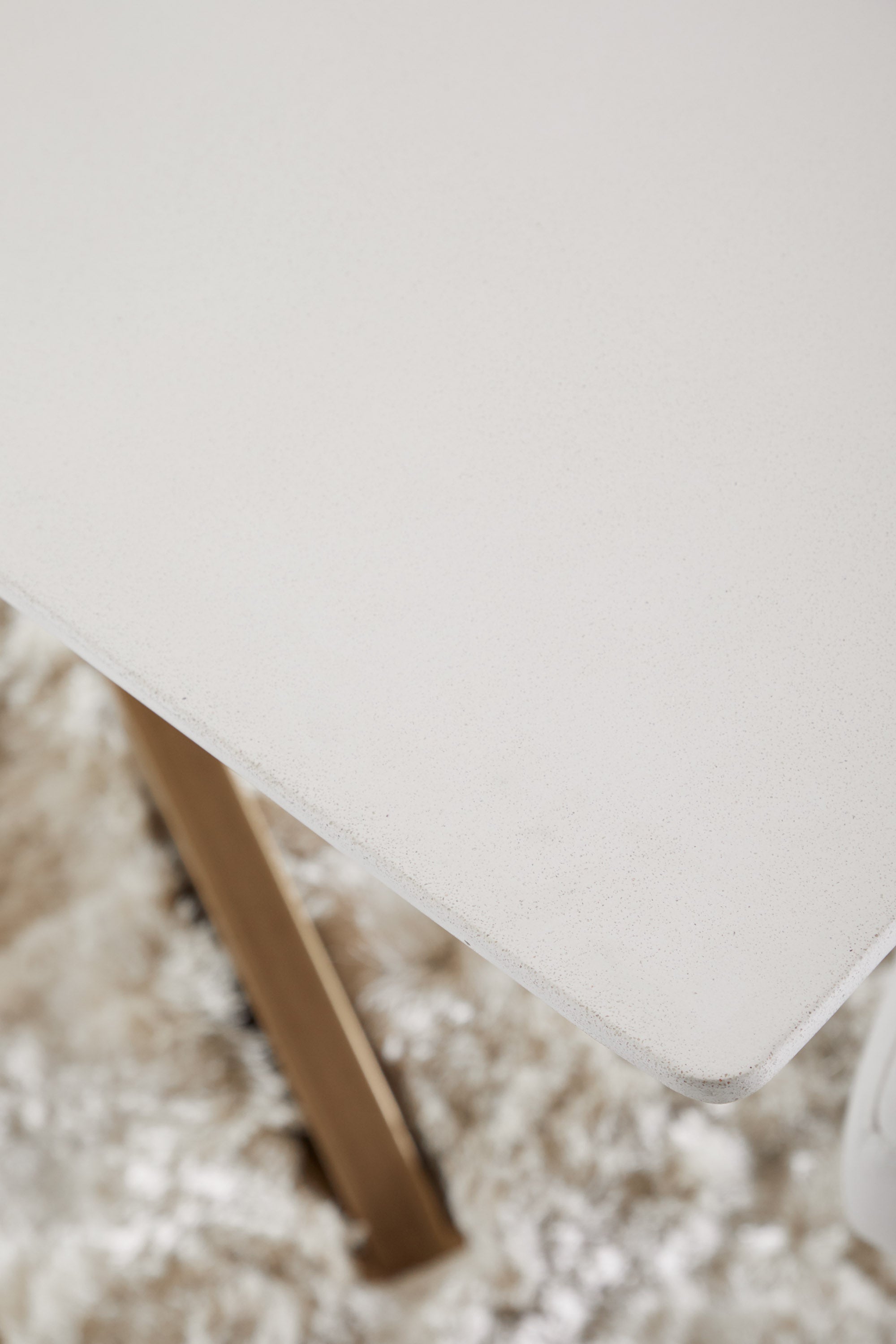 Industry Rectangle Dining Table, Ivory