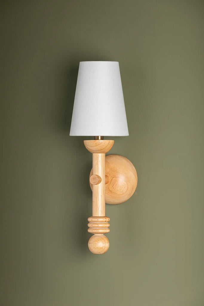 Iver Wall Sconce, Patina Brass (PBR) - 6"