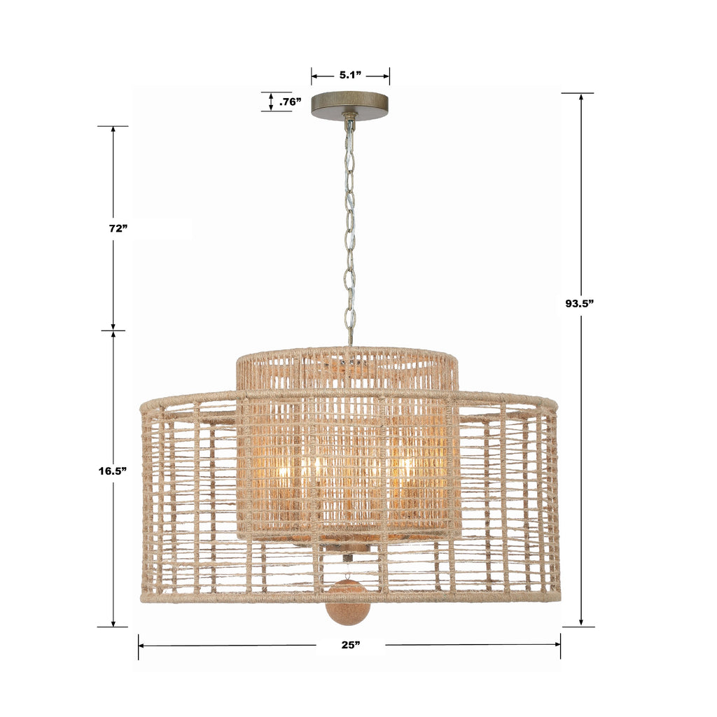 Jayna 4 Light Chandelier