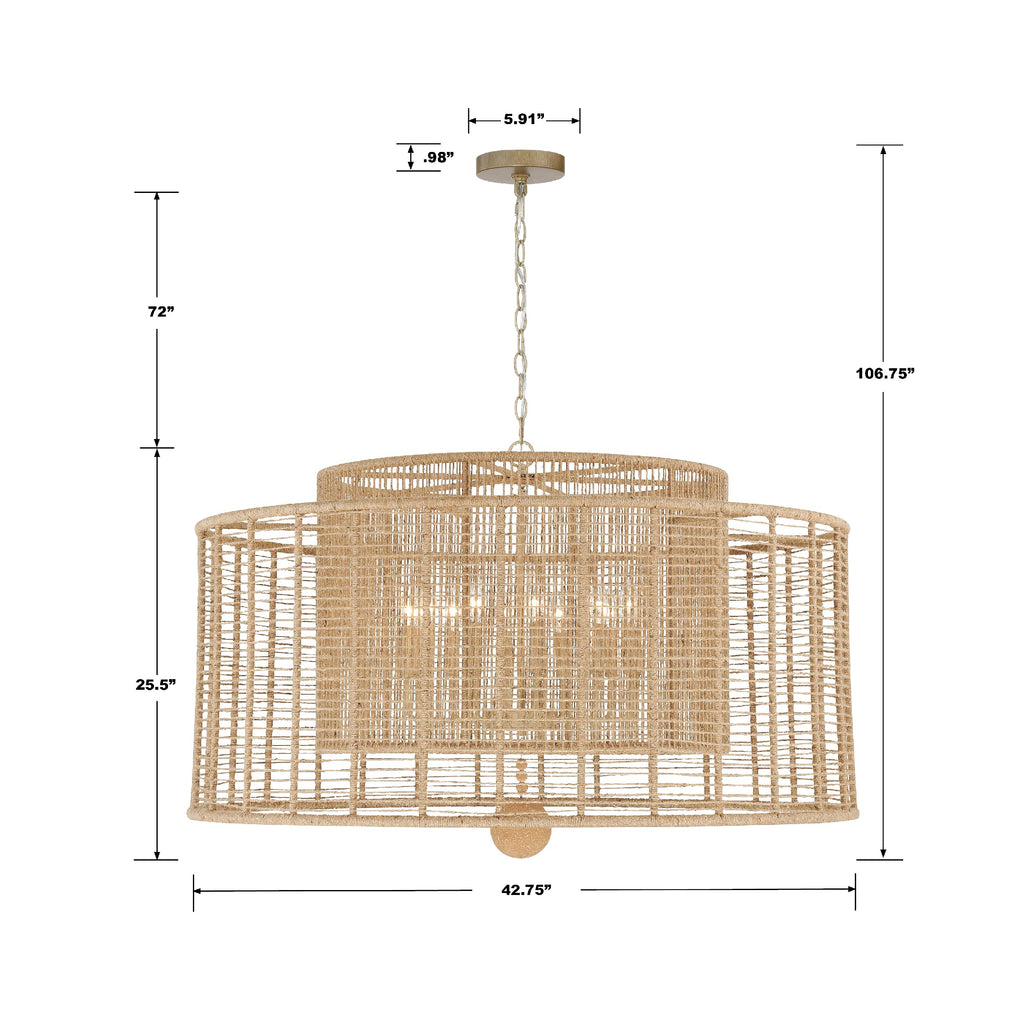 Jayna 12 Light Chandelier