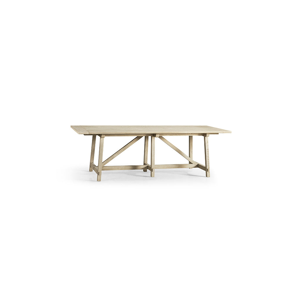 Timeless Sidereal French Laundry Table 96" in Stripped Oak
