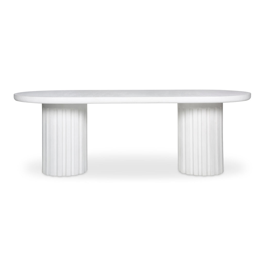 Eris Outdoor Dining Table White