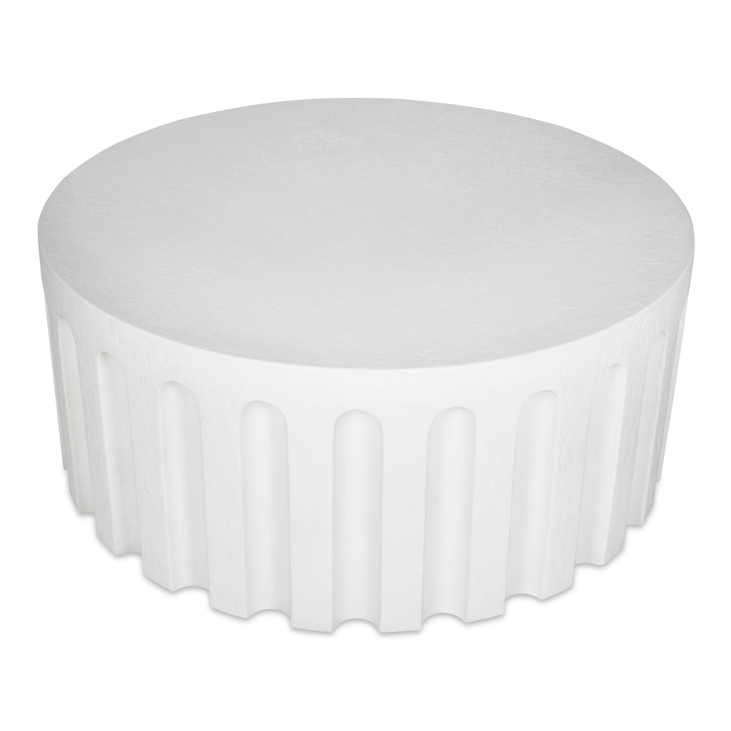 Eris Outdoor Coffee Table White