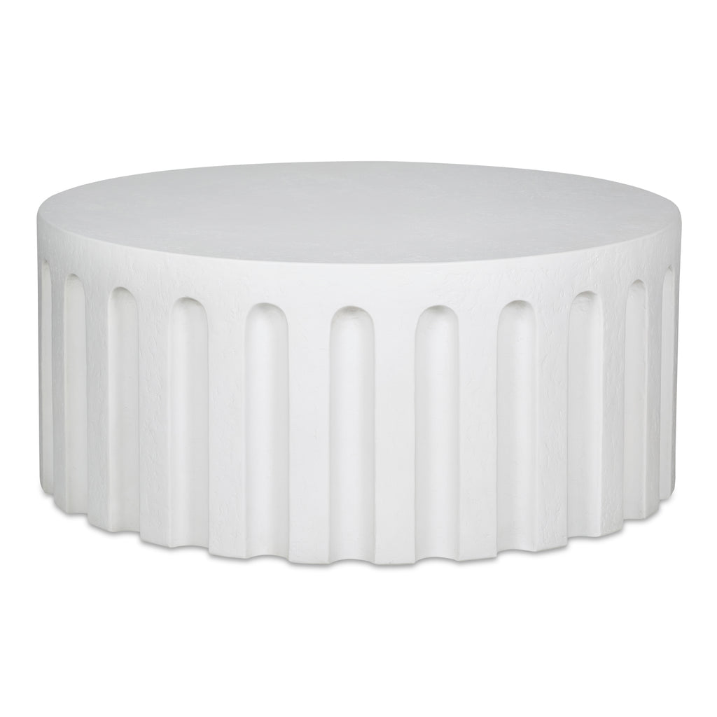 Eris Outdoor Coffee Table White