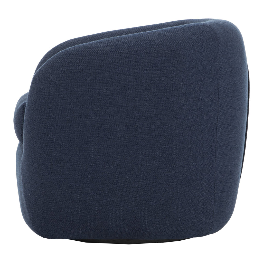 Maurice Swivel Chair, Blue