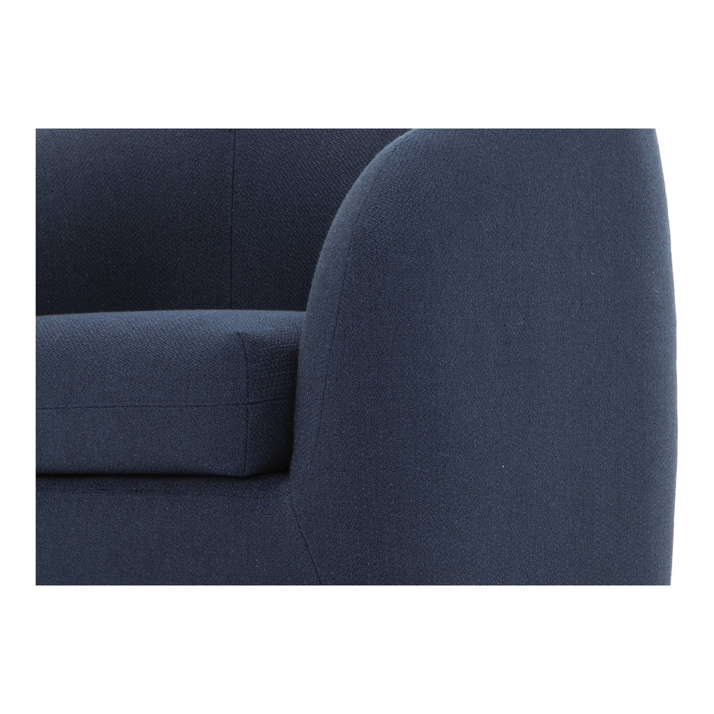 Maurice Swivel Chair, Blue