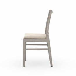 Linnet Outdoor Dining Chair - Weathered Grey / Faye Sand