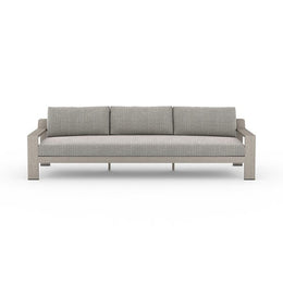 Monterey Outdoor Sofa- 106" - Weathered Grey / Faye Ash