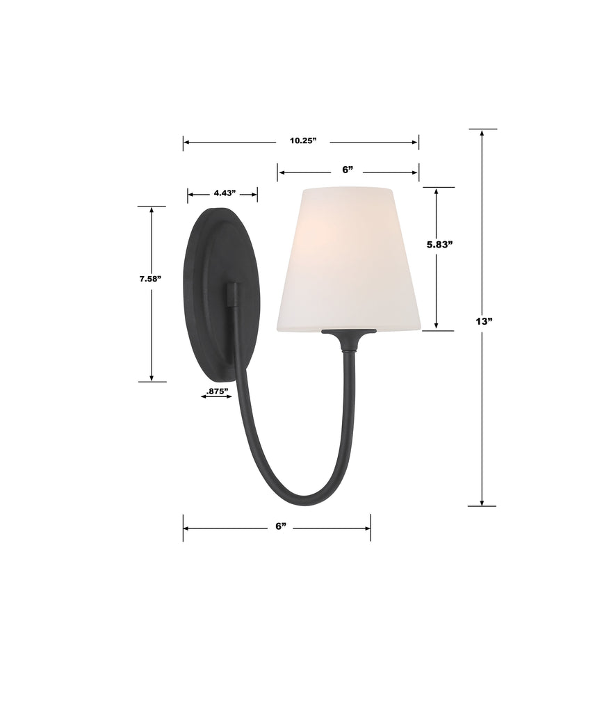 Juno 1 Light Sconce