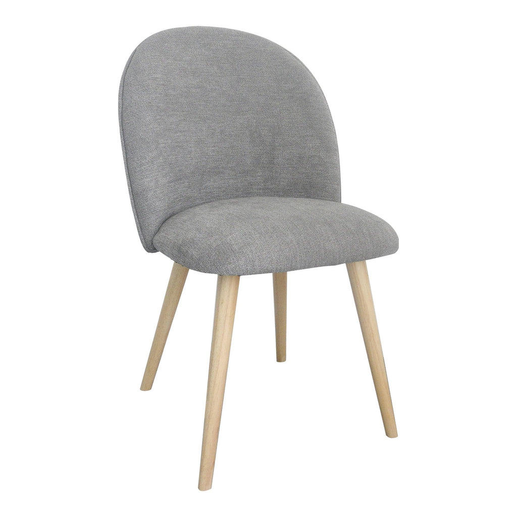 Clarissa Dining Chair, Grey, Set of 2