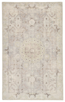 Jaipur Living Modify Hand-Knotted Medallion Gray/ Blue Runner Rug