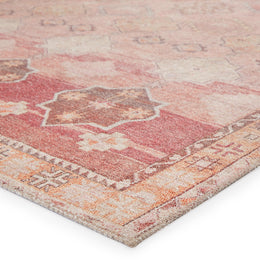 Vibe by Jaipur Living Bijou Medallion Pink/ Orange Runner Rug