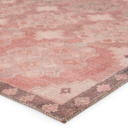 Vibe by Jaipur Living Chilton Medallion Pink/ Brown Runner Rug