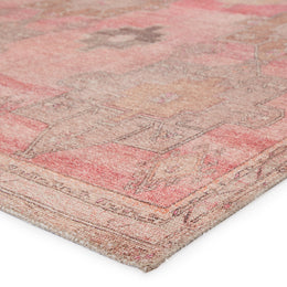 Vibe by Jaipur Living Faron Medallion Pink/ Tan Runner Rug