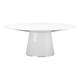 Otago Dining Table, White, 71"