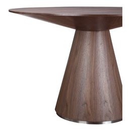 Otago Round Dining Table, Brown