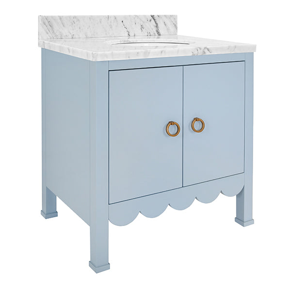 Kealey Bath Vanity, Light Blue