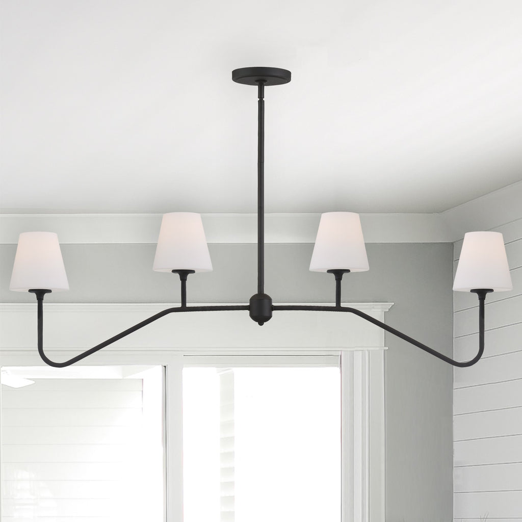 Keenan 4 Light Linear Chandelier