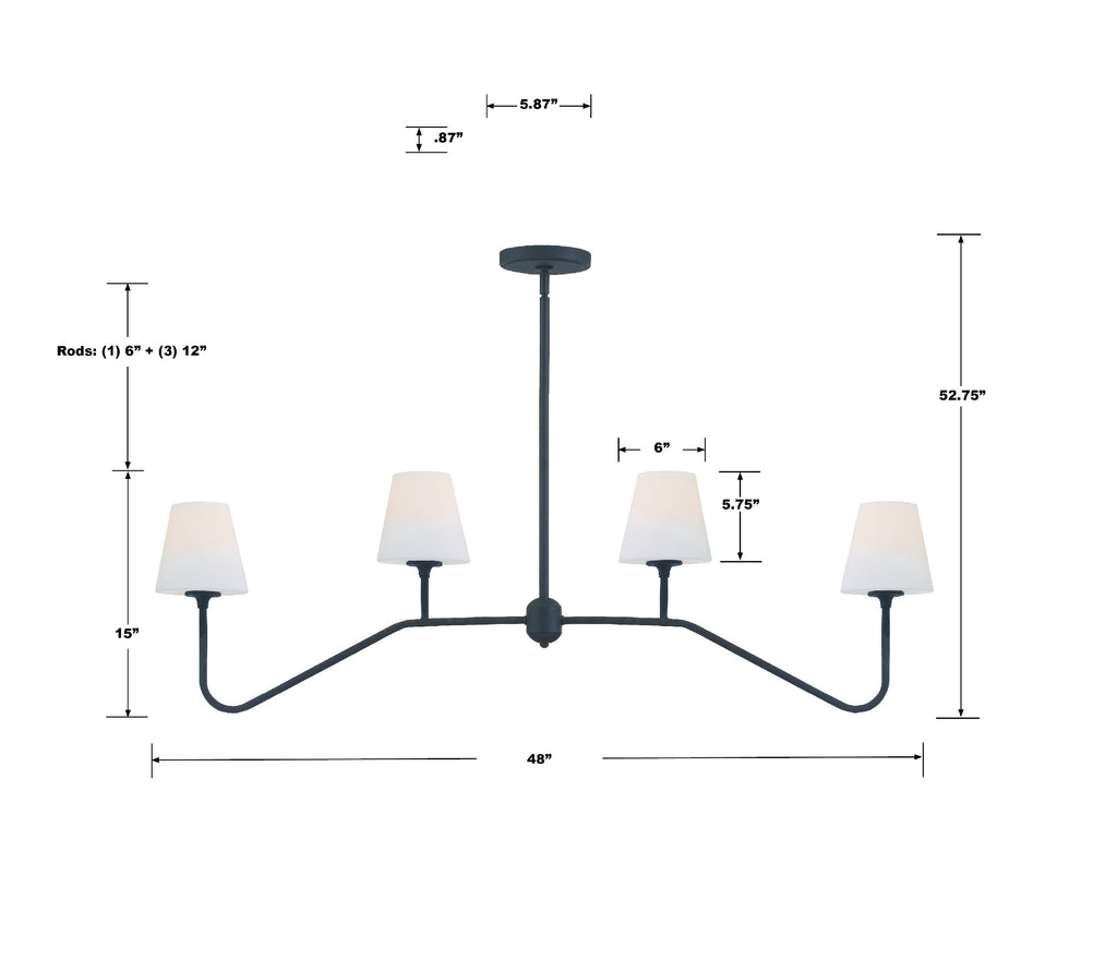 Keenan 8 Light Chandelier