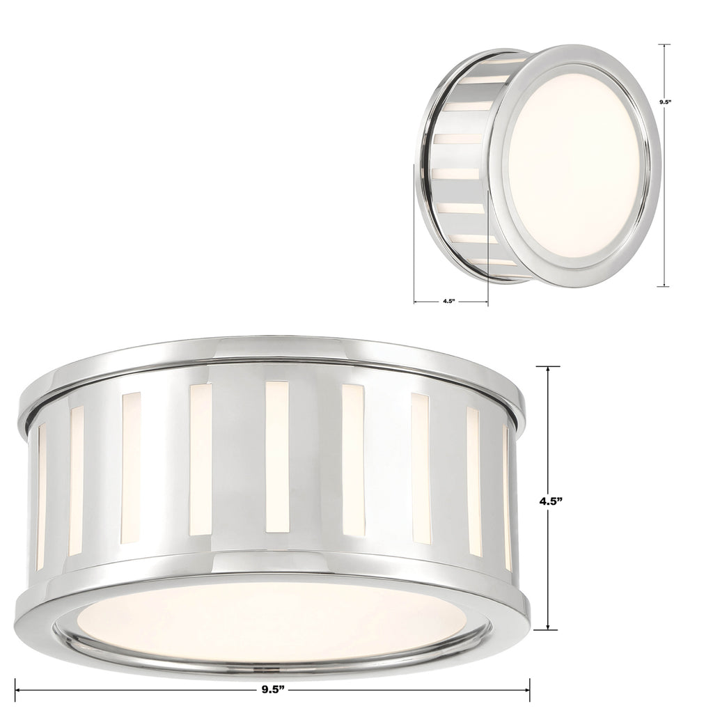 Kendal 2 Light Flush