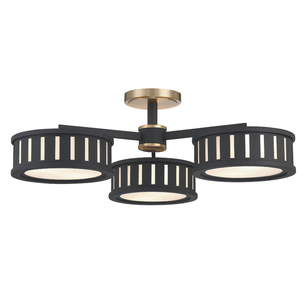 Kendal 6 Light Semi Flush