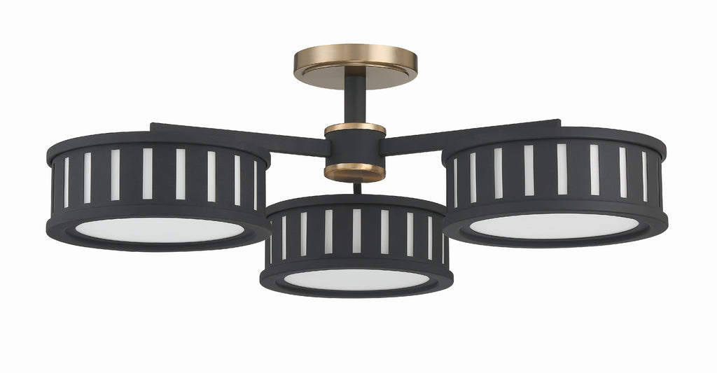 Kendal 6 Light Semi Flush