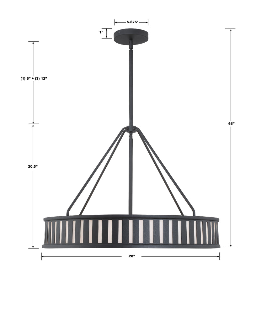 Kendal 6 Light Chandelier