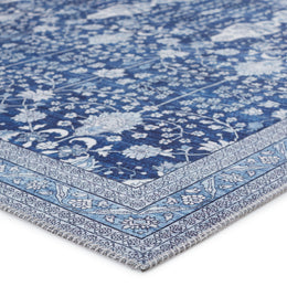 Vibe by Jaipur Living Calla Oriental Blue/ White Runner Rug