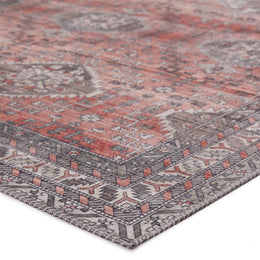 Vibe by Jaipur Living Novah Oriental Red/ Gray Runner Rug