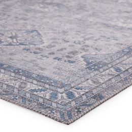 Vibe by Jaipur Living Novah Oriental Blue/ Gray Runner Rug