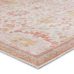 Vibe by Jaipur Living Rue Oriental Orange/ Cream Runner Rug