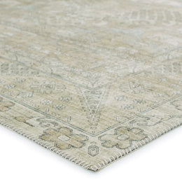 Nikki Chu by Jaipur Living Issa Medallion Light Taupe/ Gray Runner Rug